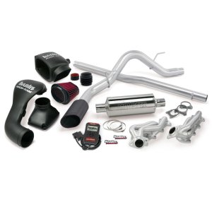 Ford F-150 Performance Exhaust - Single Exit - Banks Power - PowerPack System - Black - `04-`08